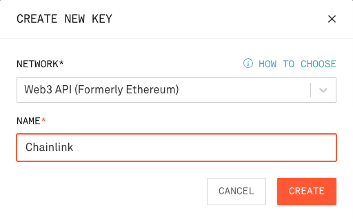 Infura API key