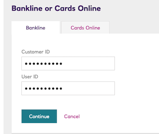 Bankline credentials