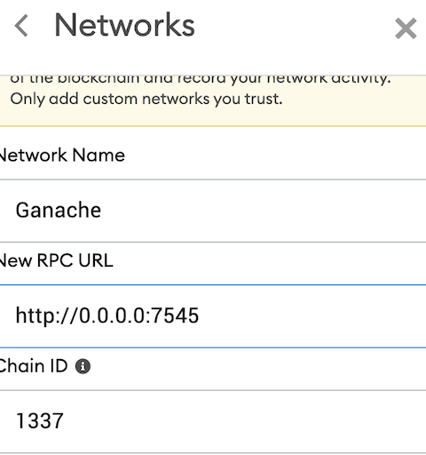 Ganache network